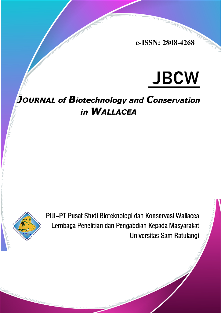 					View Vol. 3 No. 2 (2023): Journal of Biotechnology and Conservation in Wallacea (JBCW)
				