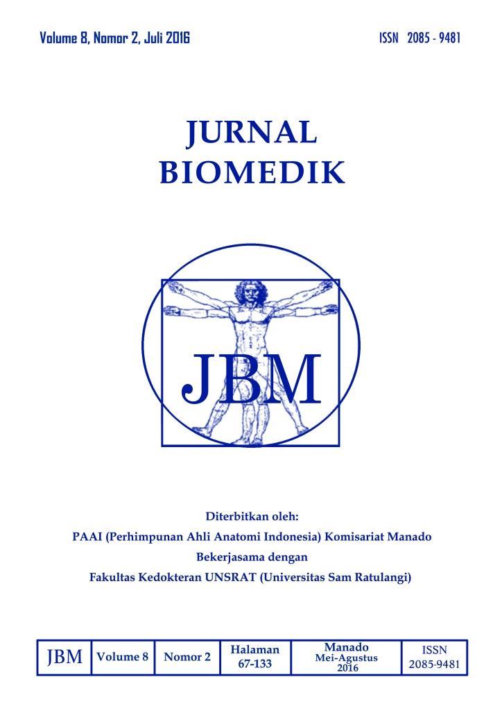 					View Vol. 8 No. 2 (2016): JURNAL BIOMEDIK : JBM
				