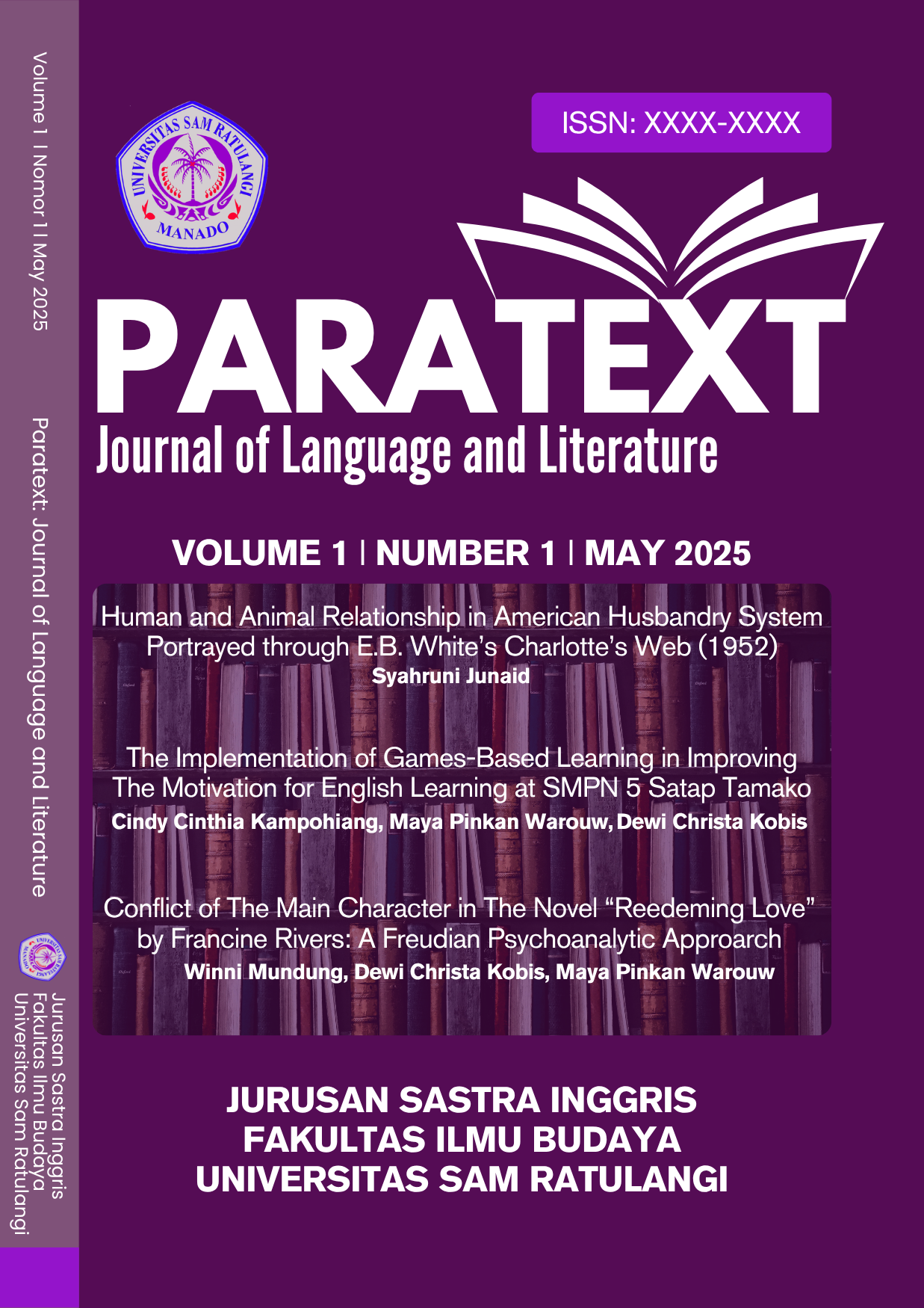 					View Vol. 1 No. 1 (2025): Paratext: Journal of Language and Literature
				
