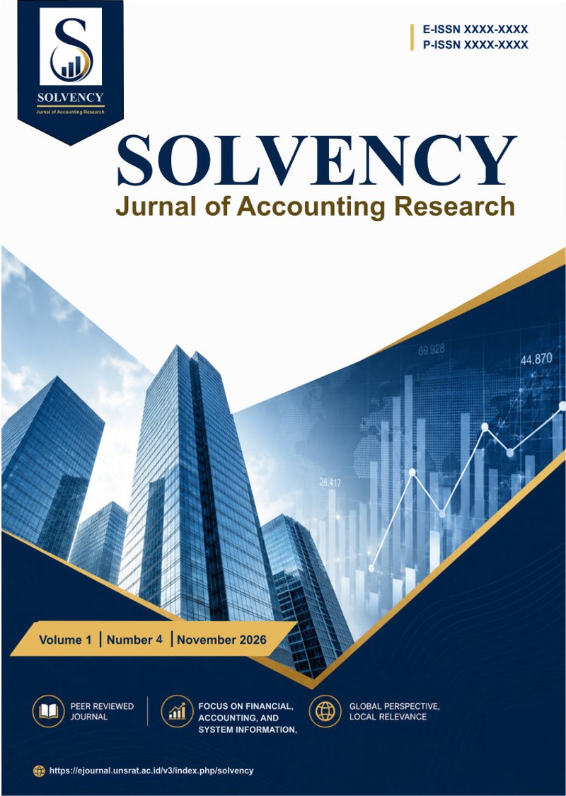 					View Vol. 1 No. 4 (2026): Solvebcy - Jurnal of Accounting Reseach
				