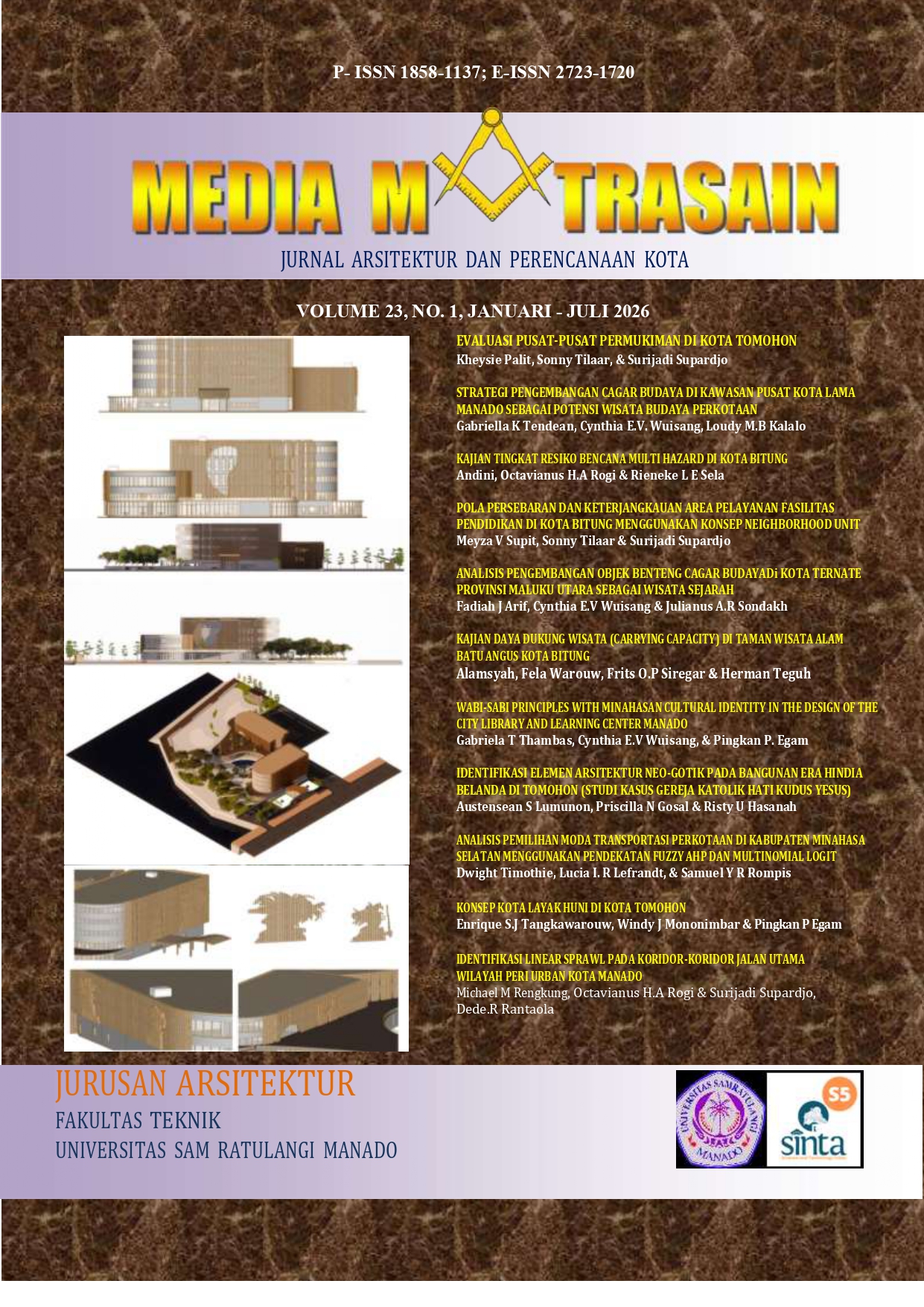 					View Vol. 23 No. 1 (2026): MEDIA MATRASAIN 
				