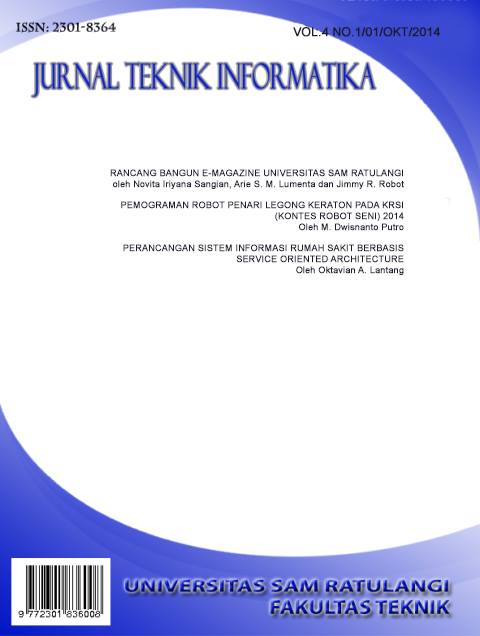 					View Vol. 4 No. 1 (2014): Jurnal Teknik Informatika
				