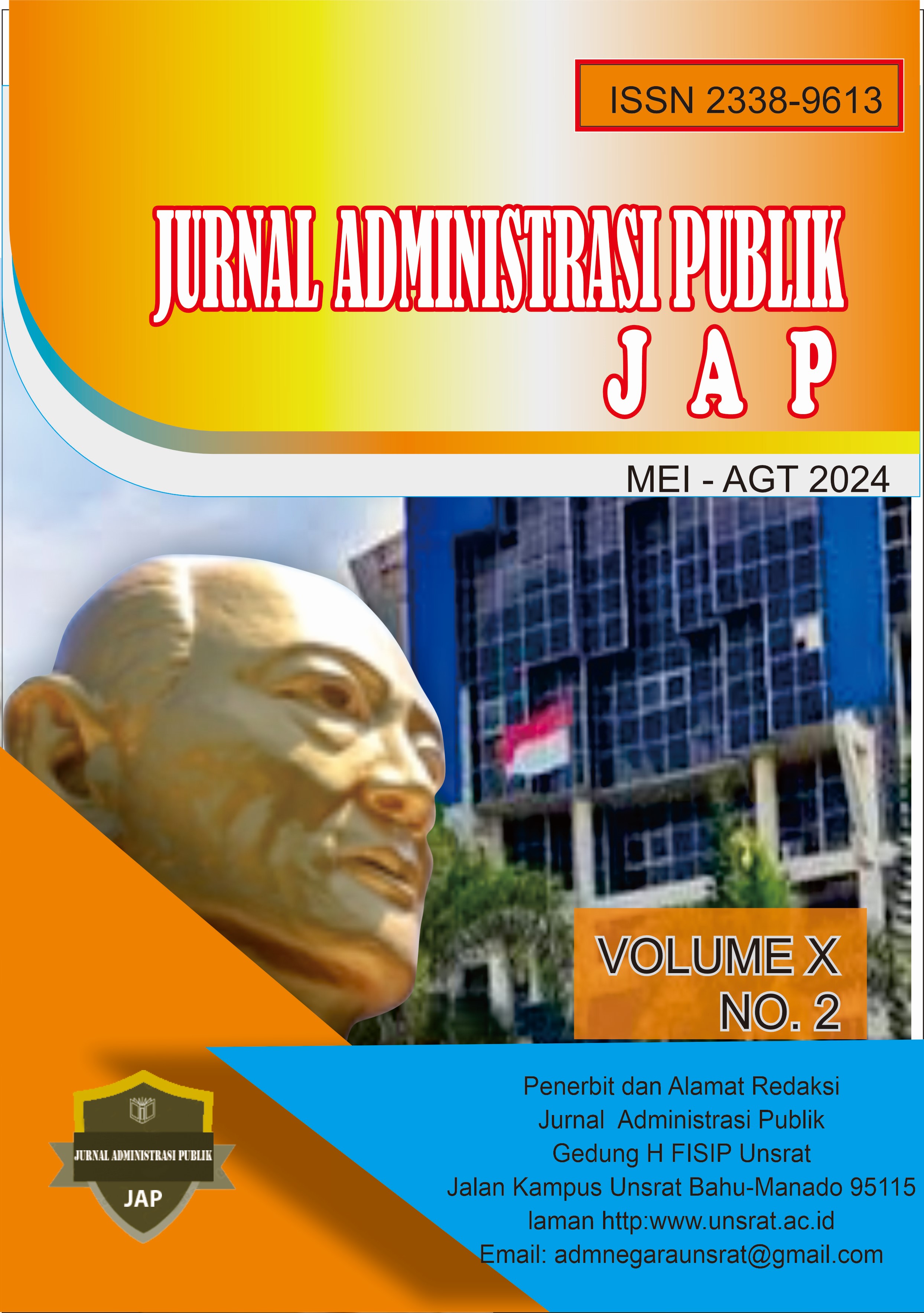 					View Vol. 10 No. 2 (2024): Jurnal Administrasi Publik
				