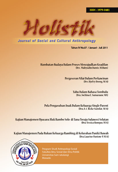 					View HOLISTIK, Tahun IV No 7 / Januari - Juni 2011
				