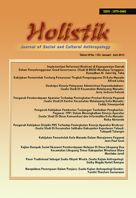 					View HOLISTIK, Tahun VI No. 11B / Januari - Juni 2013
				