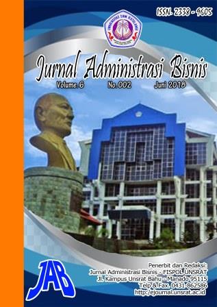 					View Vol. 6 No. 002 (2018): JURNAL ADMINISTRASI BISNIS
				