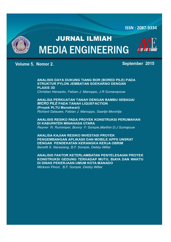 					Lihat Vol 5 No 2 (2015): JURNAL ILMIAH MEDIA ENGINEERING
				
