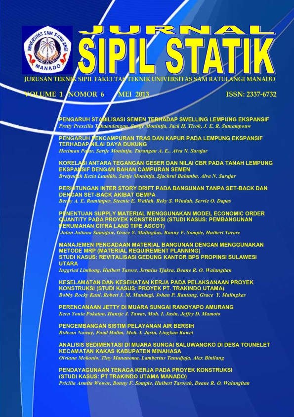 					Lihat Vol 1 No 6 (2013): JURNAL SIPIL STATIK
				