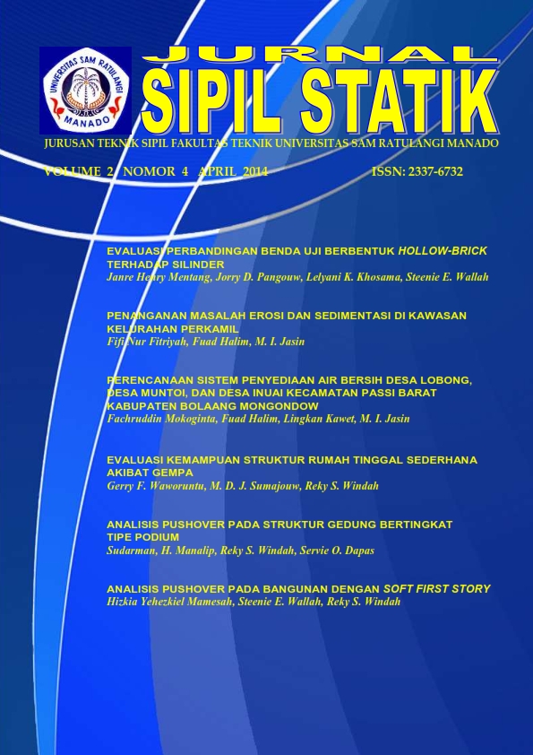 					Lihat Vol 2 No 4 (2014): JURNAL SIPIL STATIK
				