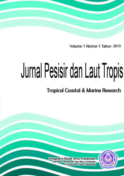 					View Vol. 3 No. 1 (2015): JURNAL PESISIR DAN LAUT TROPIS
				