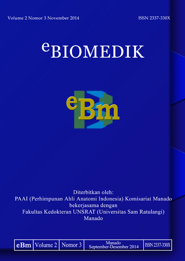 					View Vol. 2 No. 3 (2014): eBiomedik
				
