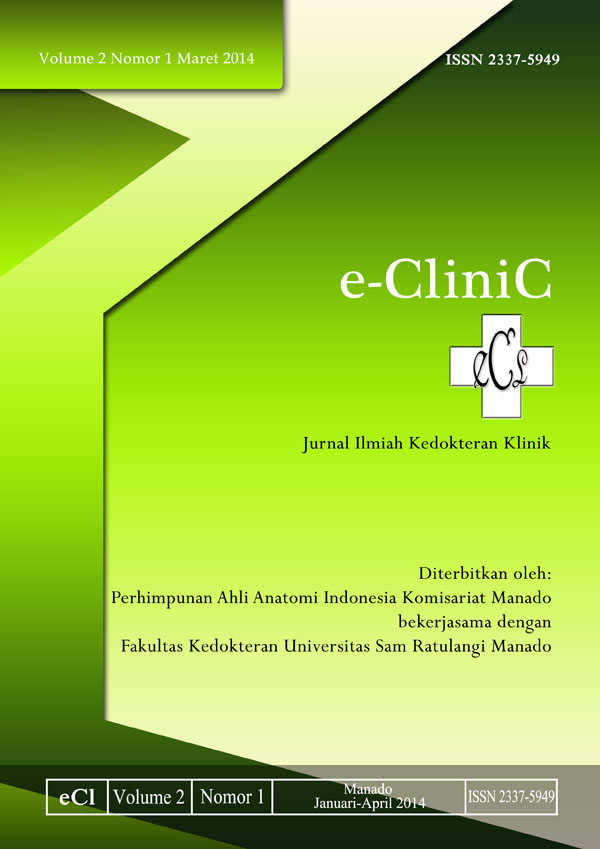 					View Vol. 2 No. 1 (2014): Jurnal e-CliniC (eCl)
				