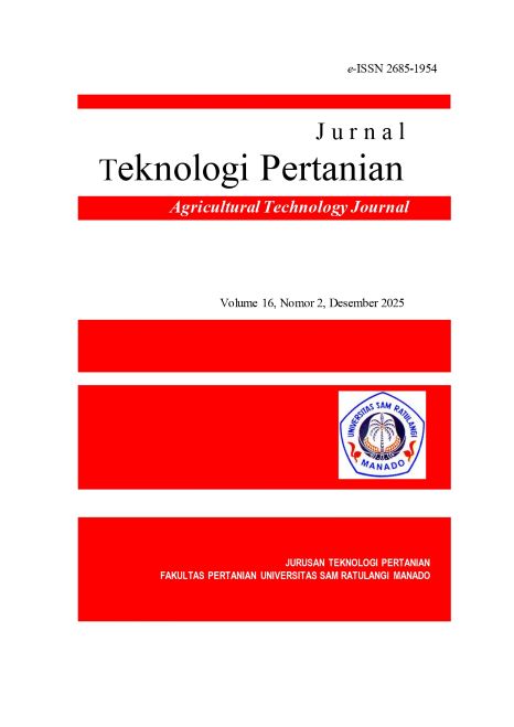 					View Vol. 16 No. 2 (2025): Jurnal Teknologi Pertanian (Agricultural Technology Journal)
				