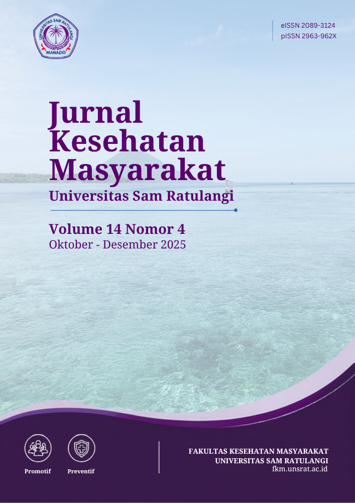 					View Vol. 14 No. 4 (2025): KESMAS, Oktober - Desember
				