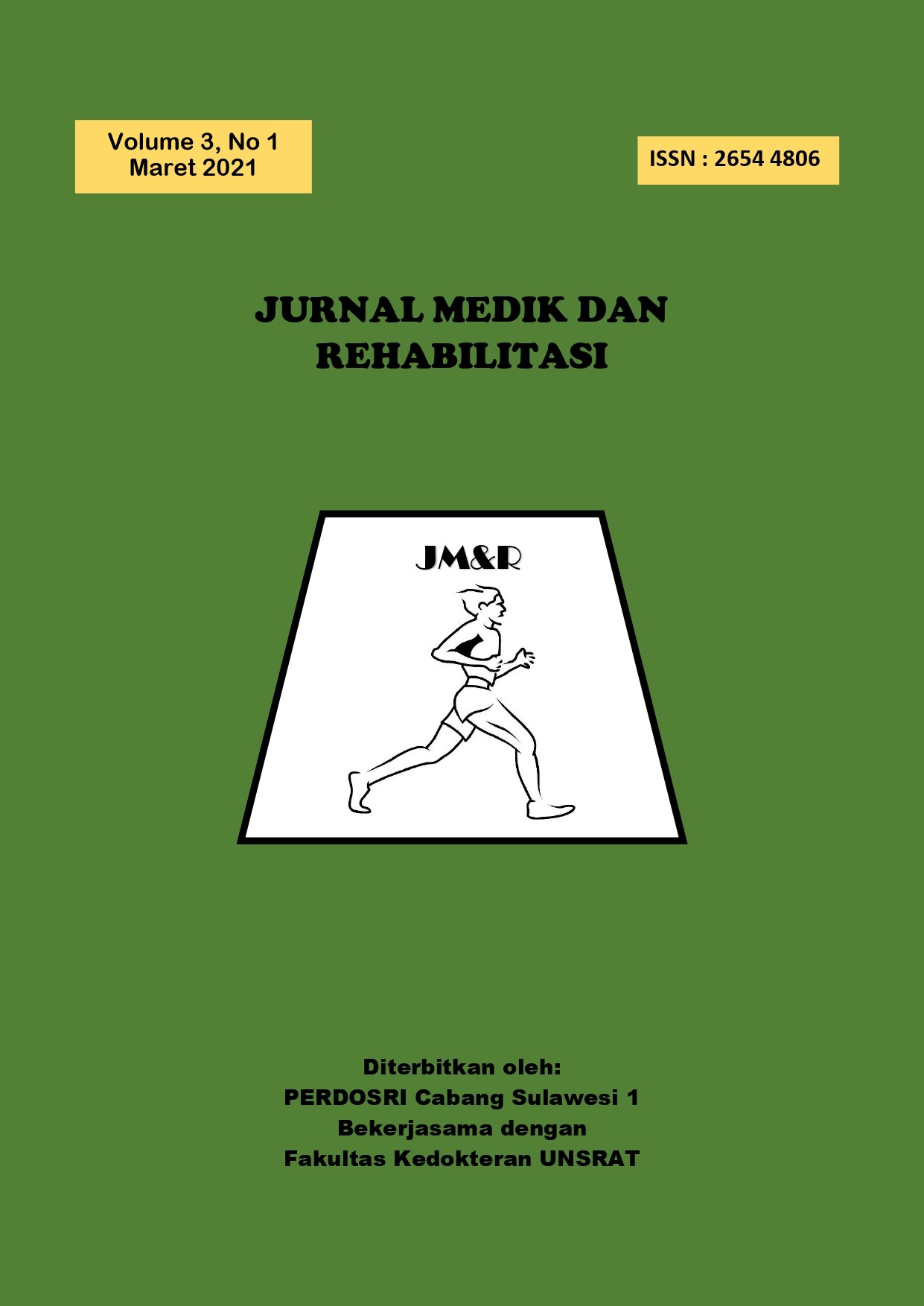					View Vol. 3 No. 1 (2021): JURNAL MEDIK DAN REHABILITASI (JMR) VOLUME 3 NOMOR 1, MARET 2021
				