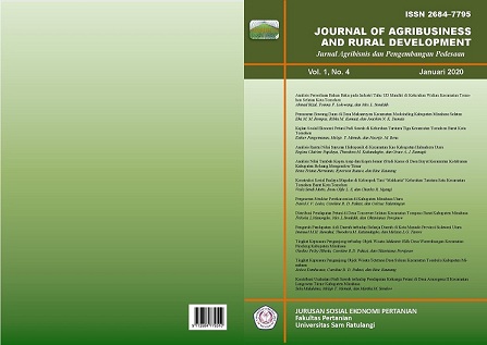 					View Vol. 2 No. 1 (2020): Journal of Agribusiness and Rural Development (Jurnal Agribisnis dan Pengembangan Pedesaan - Januari 2020
				